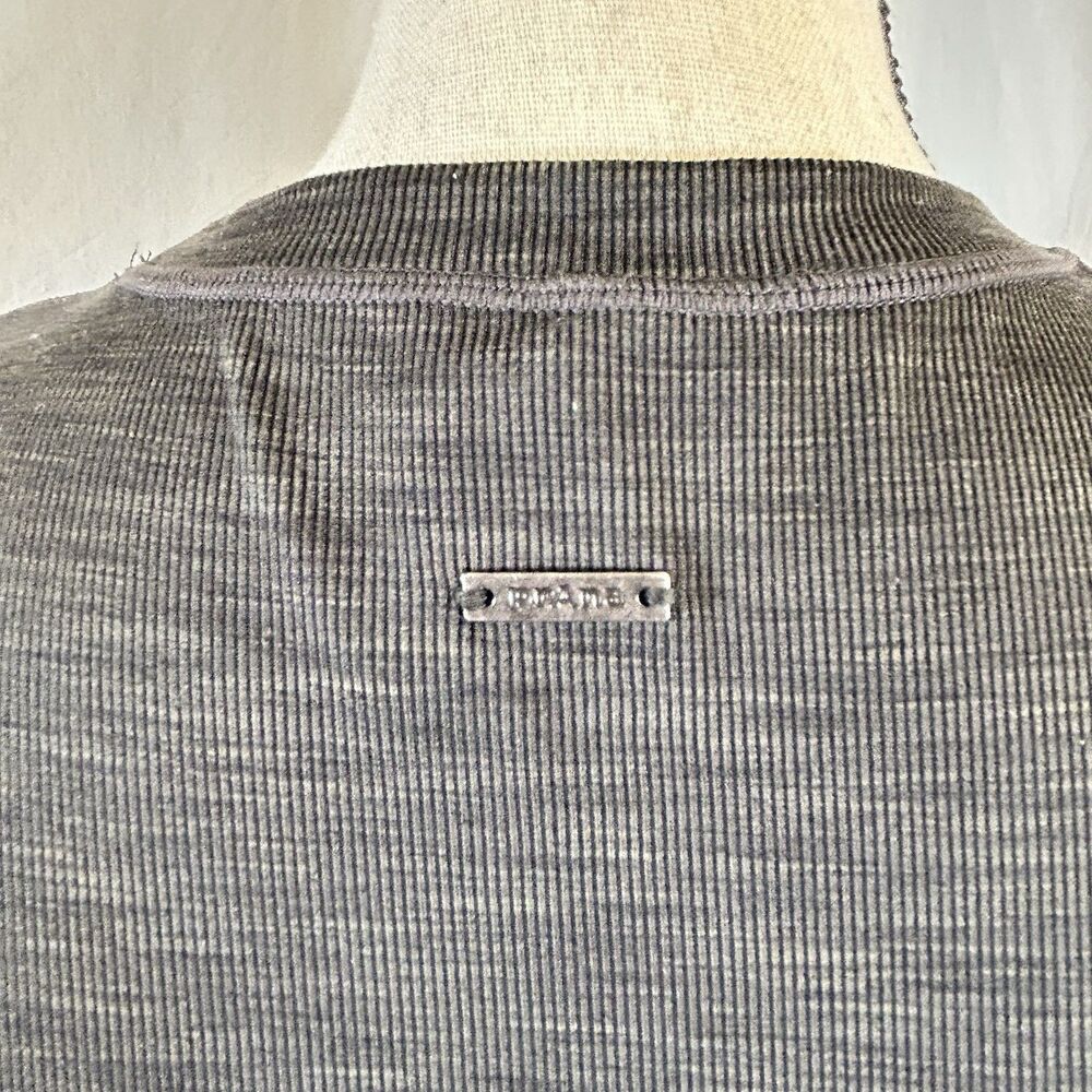 Prana Becksa Tank Dress Mink Grey Ribbed Stretch UPF 50 Athletic Bodycon Small - Picture 6 of 13